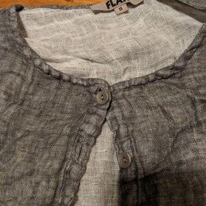 Gray flax light jacket